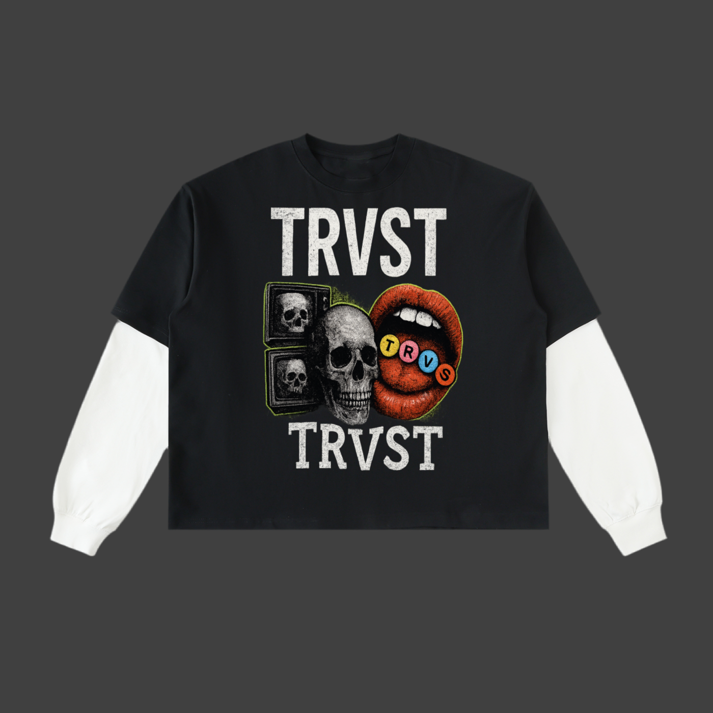 (trvst) long sleeve layered shirt